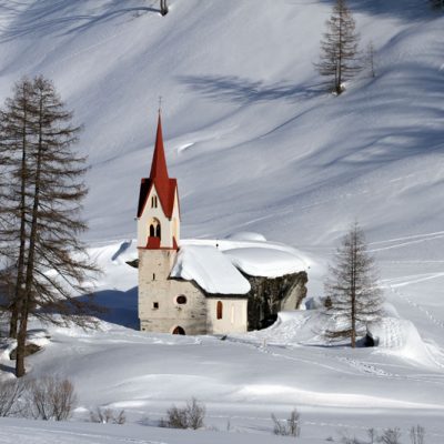 Casere in Valle Aurina in inverno