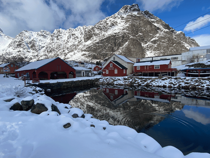 Alloggi ecosostenibili delle isole Lofoten